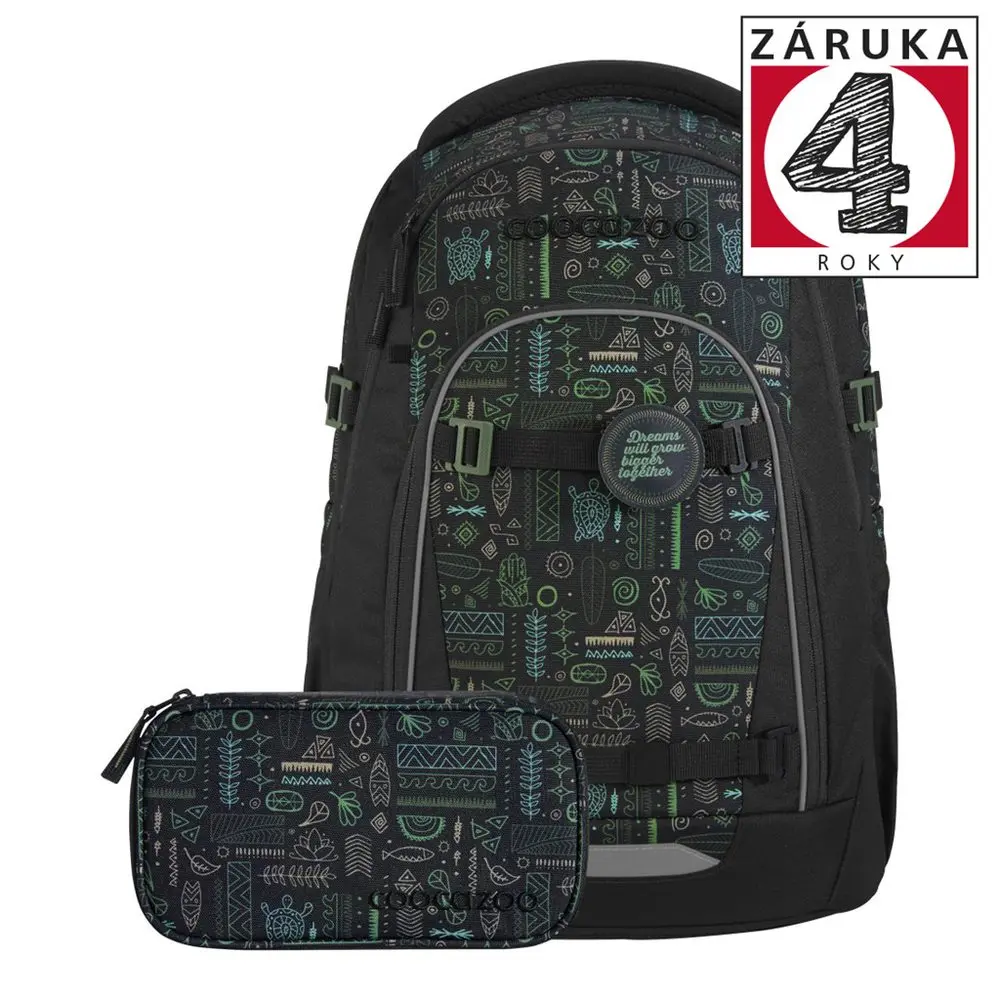 Školní batoh MATE Humedica, Free Spirit 3 dílný set, AGR certifikát