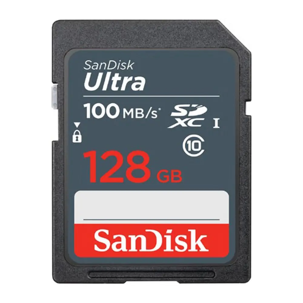 SanDisk SDXC karta 128GB Ultra (100MB/s Class 10 UHS-I) SDSDUNR-128G-GN3IN