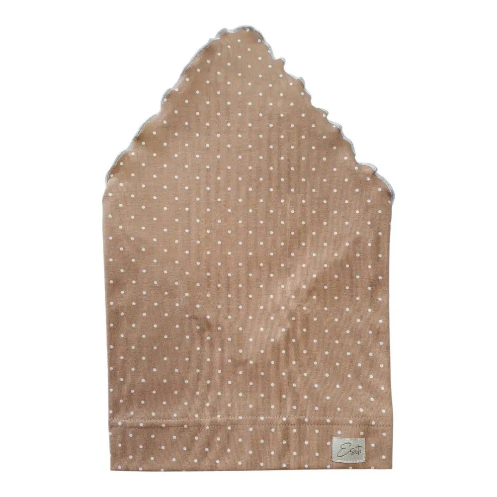 ESITO | Dívčí šátek na hlavu Dot brown - hnědá / 36 - 44 hnědá