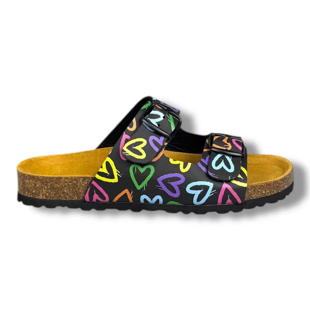 LICO pantofle Bioline Heart schwarz - 42