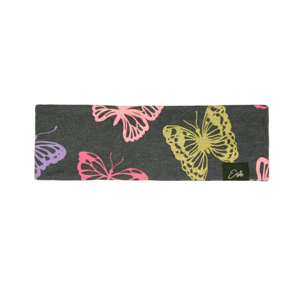 ESITO Čelenka HLADKÁ Butterfly - šedá - 44 šedá