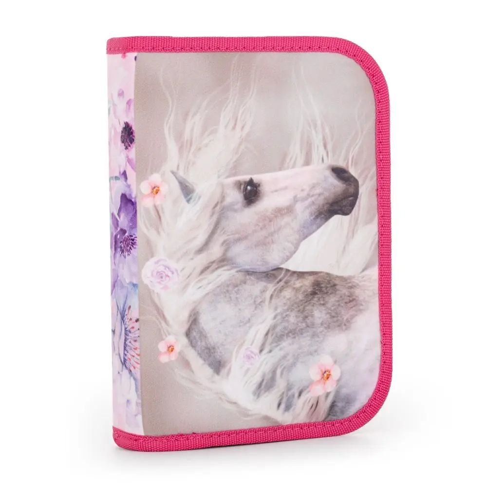 Oxybag Penál 1 patro 2 chlopně, prázdný, kůň romantic