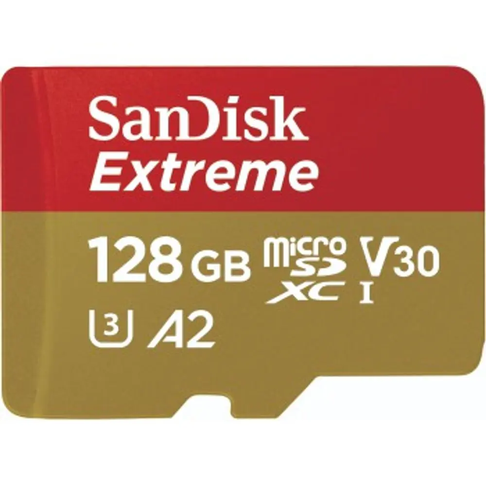 SanDisk Extreme microSDXC 128GB 190MB/s + adaptér