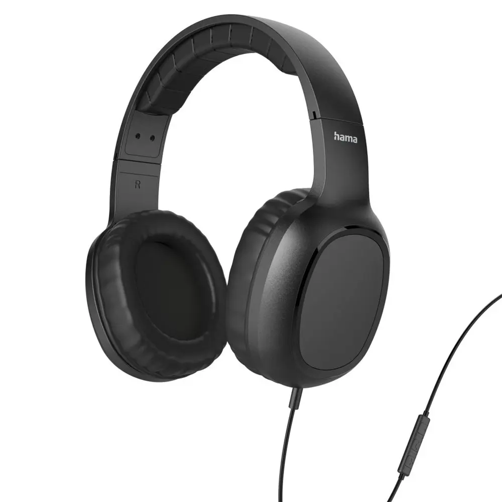 Hama USB-C sluchátka s mikrofonem Fun C, uzavřená, černá