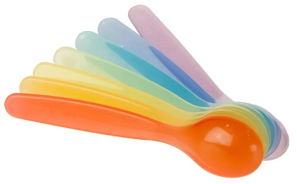 lžíce 7ks dětská 12,5cm (od 4měsíců), plast