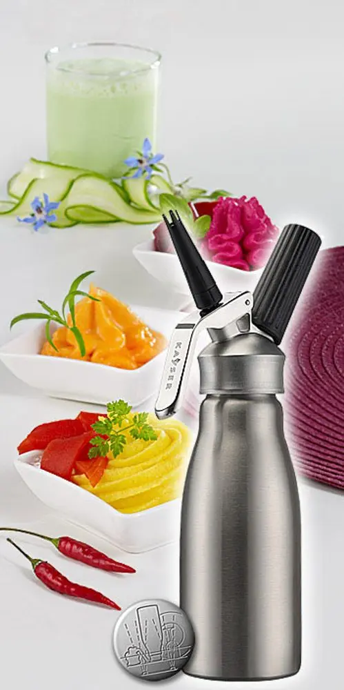láhev 1,00l ŠLEHAČ.KAYSER INOX, NR hlava i láhev
