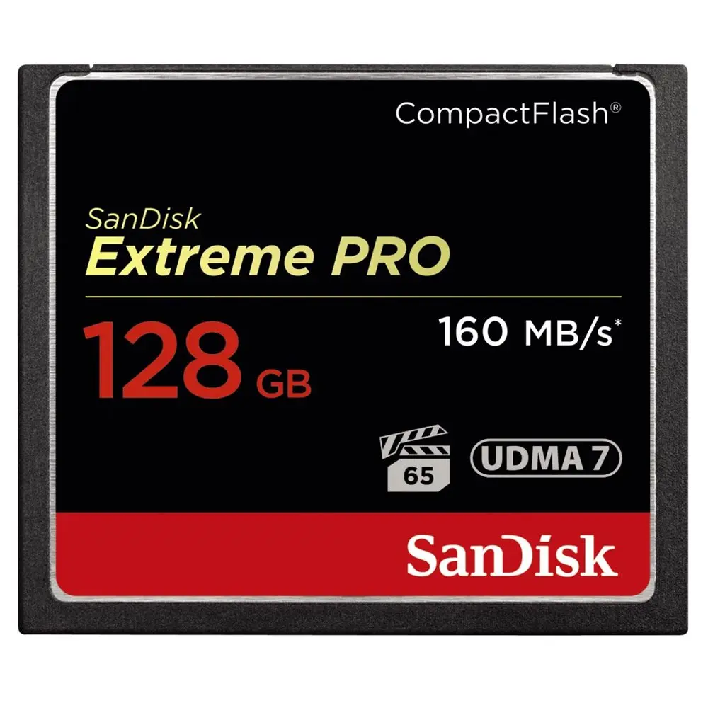 SANDISK CF 128GB EXTREME PRO 160 MB/s UDMA 7