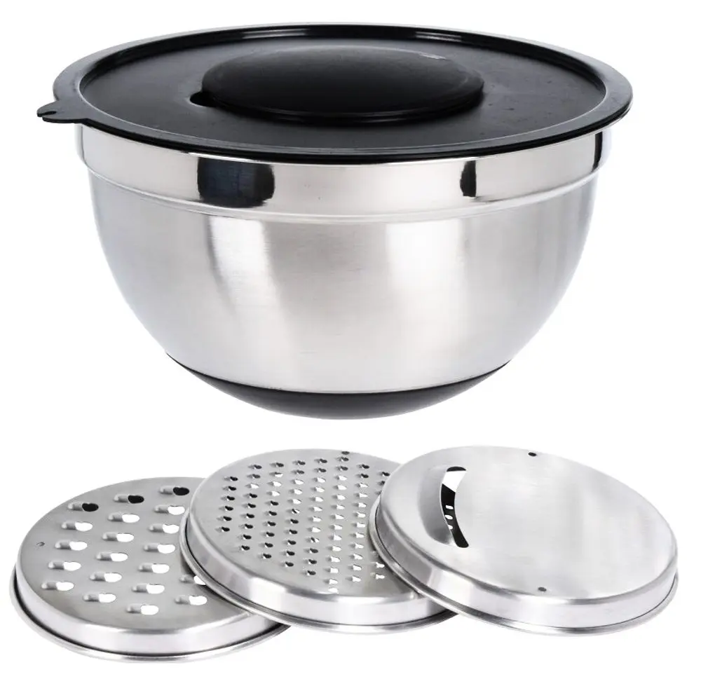 EXCELLENT HOUSEWARE Mísa mixovací se struhadlem na zeleninu sada 4 ks KO-A12405340