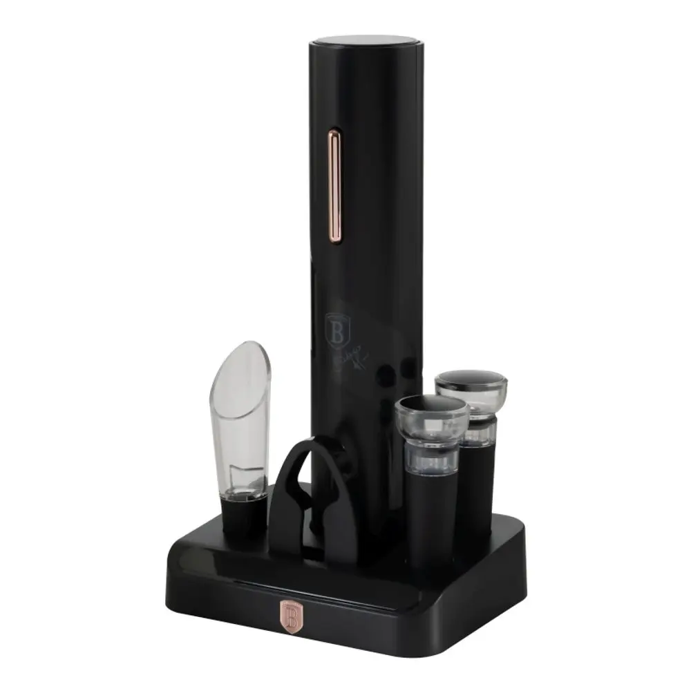 BERLINGERHAUS Dárková sada na otevírání vína 6 v 1, Black Rose collection BH-9653