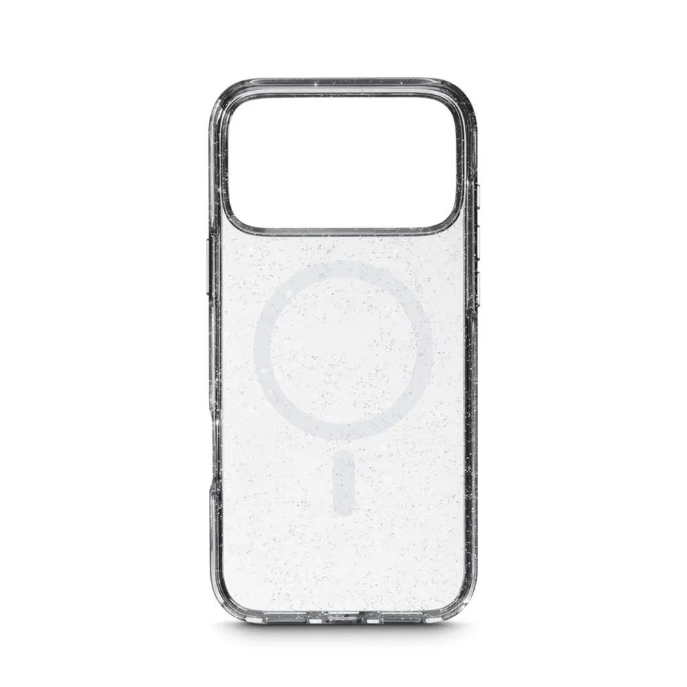 White Diamonds Mag Glitter, kryt pro Apple iPhone 17 Pro Max, magnetický, průhledný s třpytkami