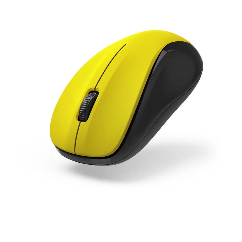Hama bezdrátová optická myš MW-300 v2, tichá, žlutá