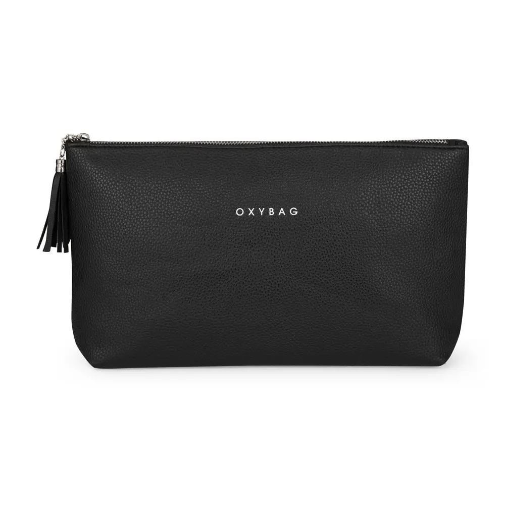 Kosmetická taška OxyLady ELEGANCE MAXI - Leather Black