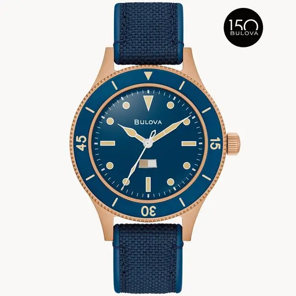 Bulova Mil-Ships 98A325 Bronze 150th Anniversary