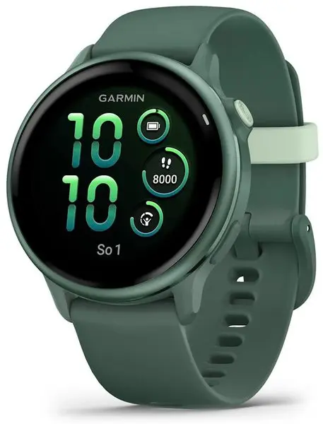 Garmin vívoactive® 6 Metallic Jasper Green / řemínek Jasper Green