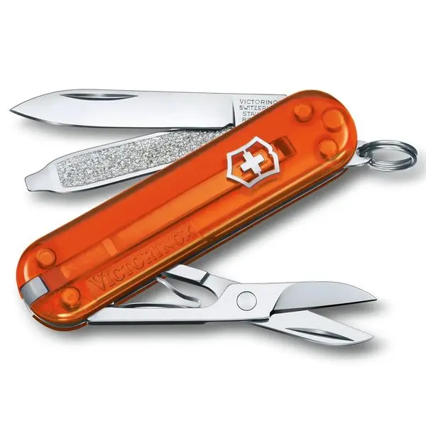 VICTORINOX nůž kapesní CLASSIC SD 58mm transparentní FIRE OPAL