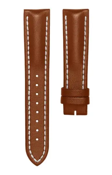 Kožený řemínek Biatec | Hnědý z teletiny - 20 mm -