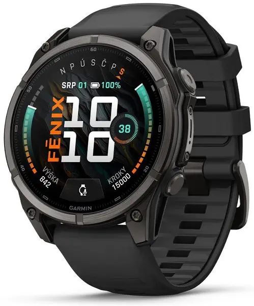 Garmin Fenix® 9 - 47 mm, Carbon DLC Black 010-04762-11