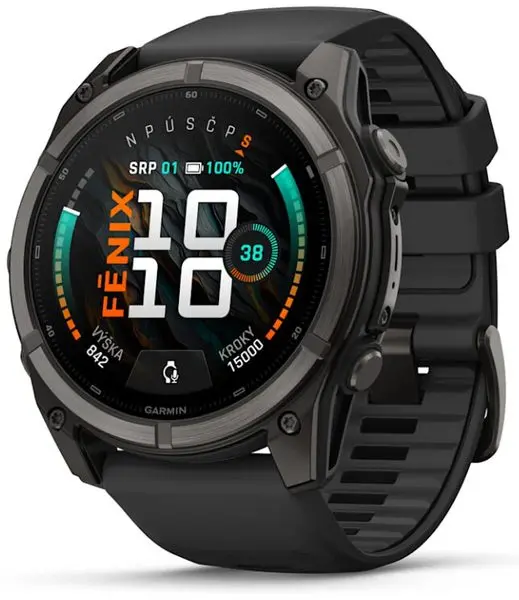 Garmin Fenix® 9 - 51 mm, Carbon DLC Black 010-04763-11