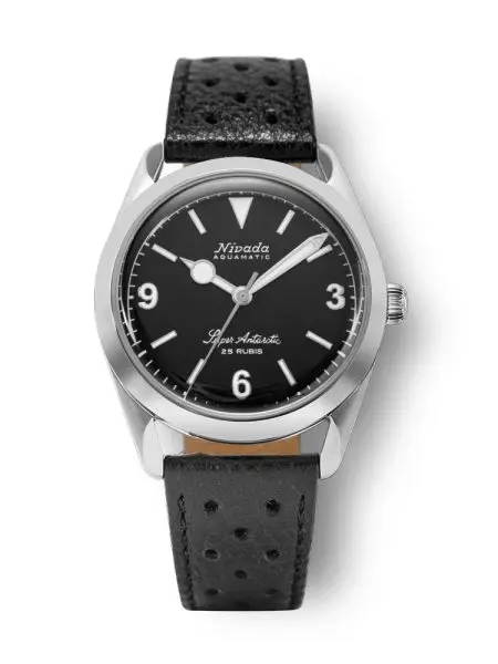 Nivada Grenchen Super Antarctic 3.6.9 Black - Black Racing Strap
