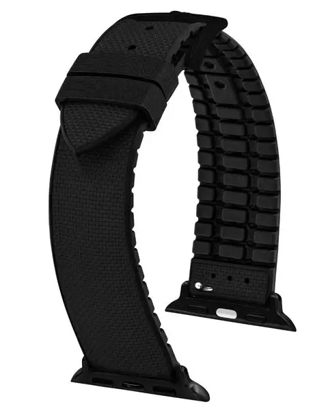 Řemínek Hirsch Arne pro Apple Watch - černý -