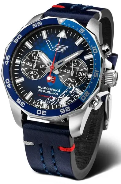 Vostok Europe Limitovaná edice Slovensko 6S21-225A463 (kožený řemínek)