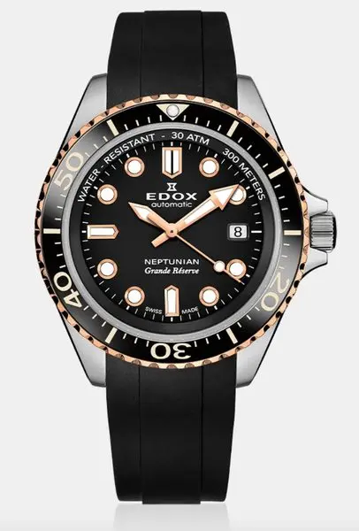 EDOX Skydiver Neptunian Grande Reserve 80801-3NRCA-NIR