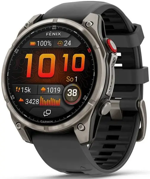 Garmin fenix 8 Pro – 47 mm, AMOLED Saphire,Titanium, černá