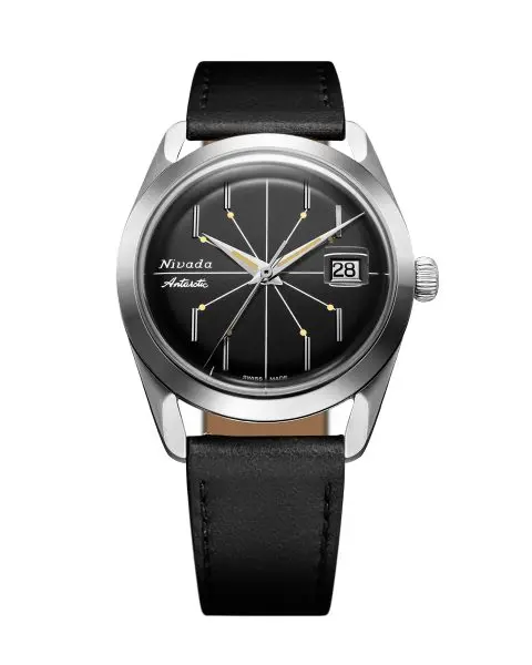 Nivada Grenchen Antarctic Spider Black 38 mm -