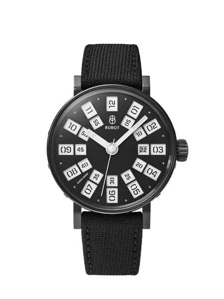 Robot Graphic Analog Black