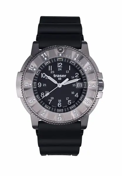 Traser P65 Tactical Mission Titanium Rubber