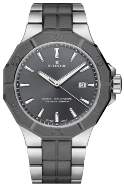 EDOX Delfin Quartz Date 53021-3GM-GIN