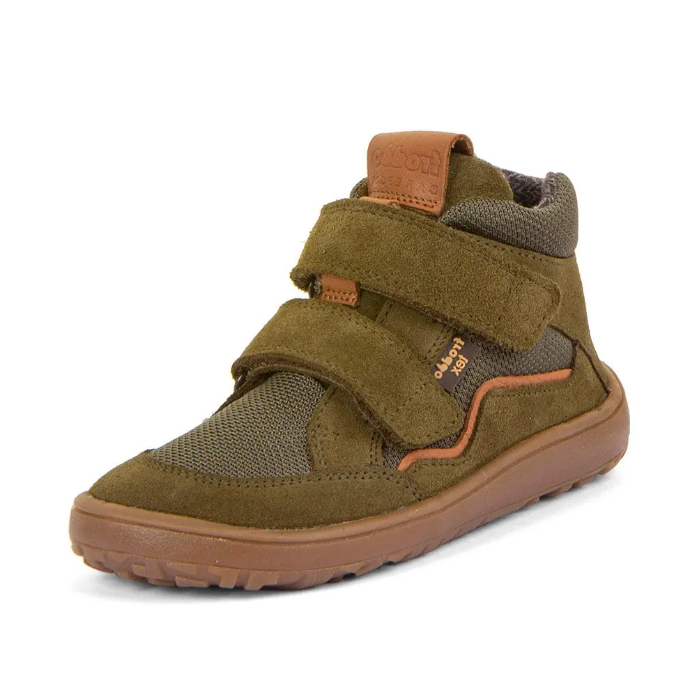 Dětské barefoot boty TEX AUTUMN Olive Froddo G3110266-1 -
