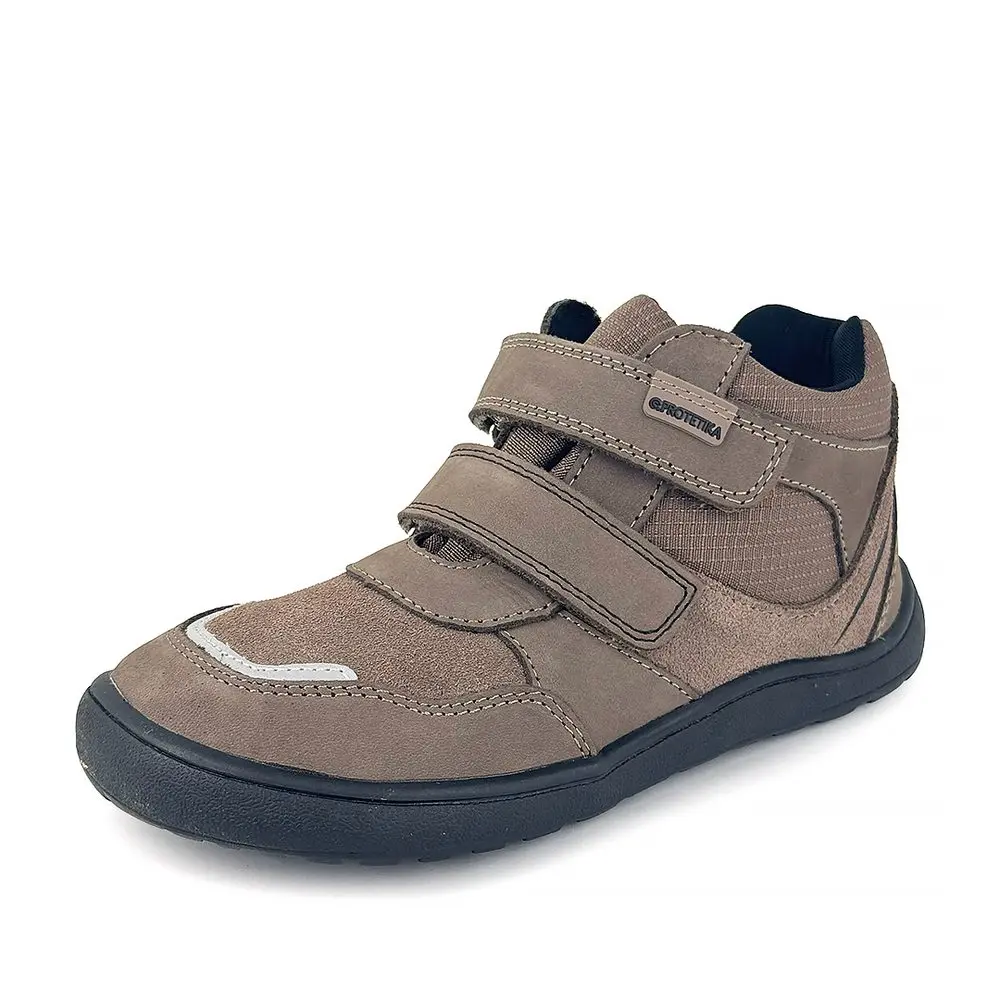 Chlapecké celoroční barefoot boty Protetika BANET BROWN -