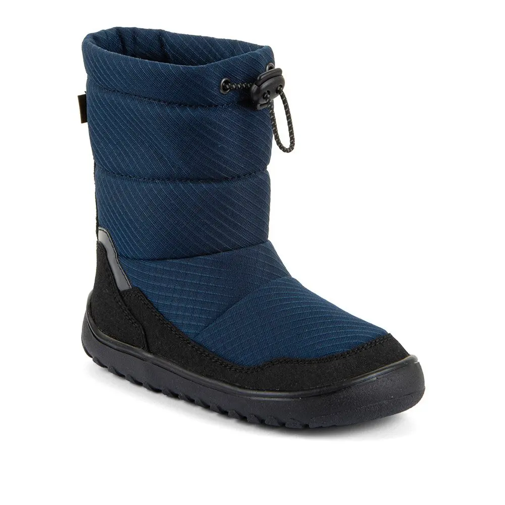 Chlapecké zimní barefoot boty UP SNOW TEX Black/Blue Froddo G3160263-1 -