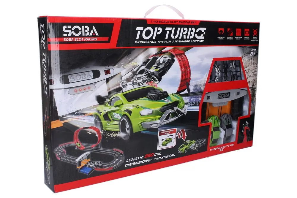 Autodráha se smyčkou 560 cm 2 auta, Wiky Vehicles, W013290