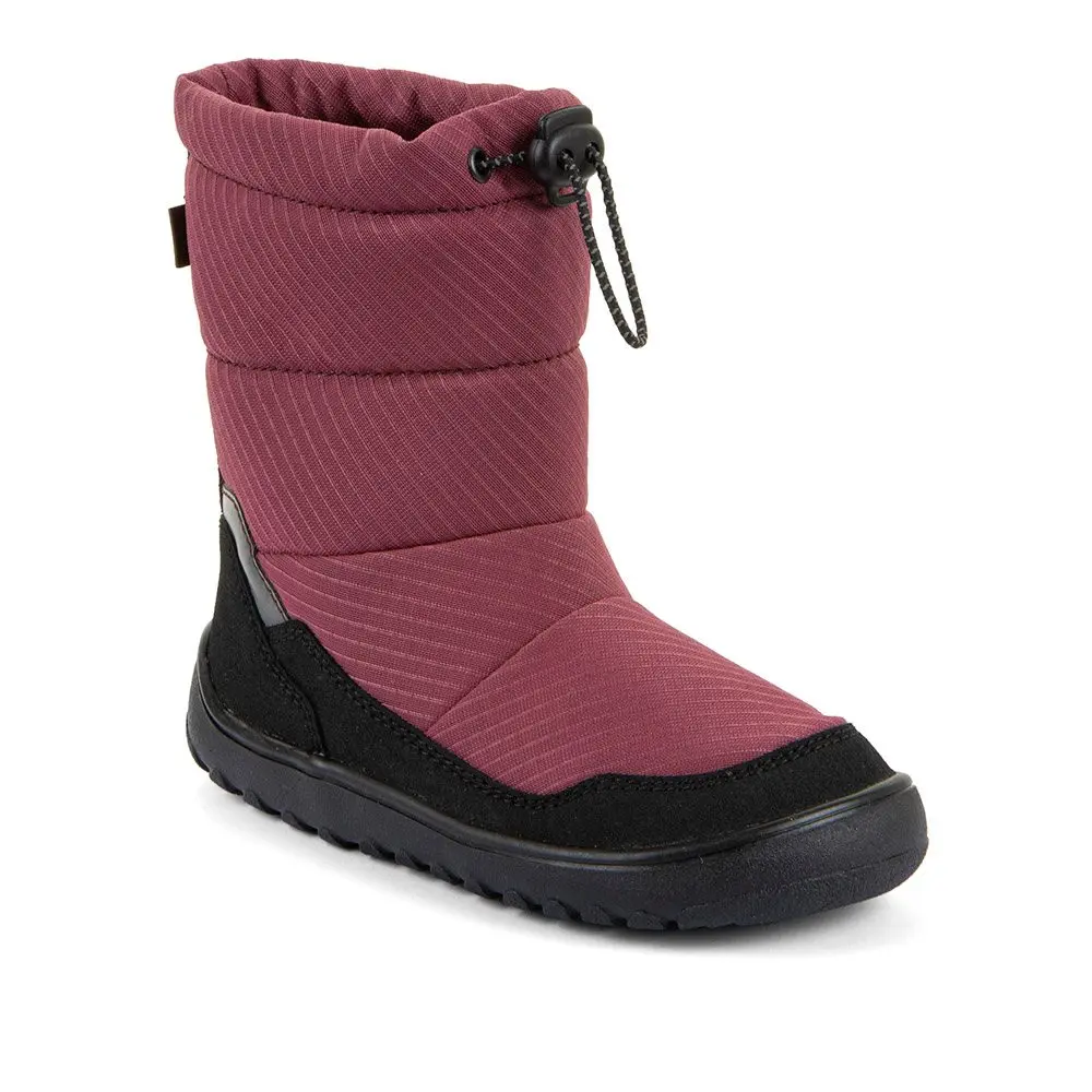 Dívčí zimní barefoot boty UP SNOW TEX Bordeaux Froddo G3160263-5 -