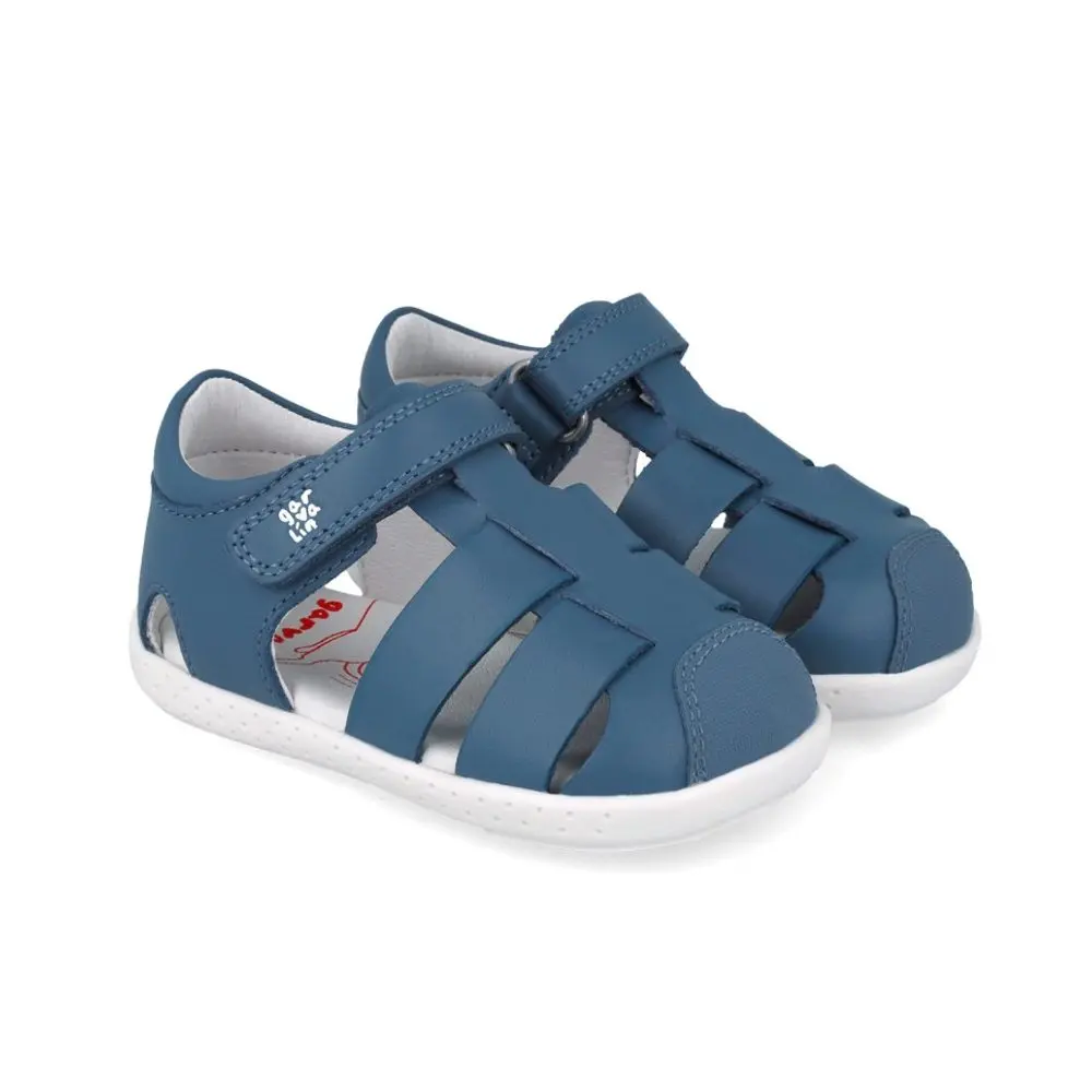 Chlapecké barefoot sandály BASICA PETROL Biomecanics 252326-A556 -