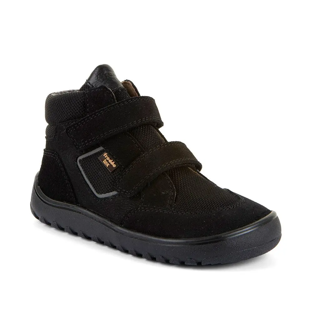 Dětské celoroční kotníkové barefoot boty UP HILL TEX BLACK Froddo G3110281-16 -
