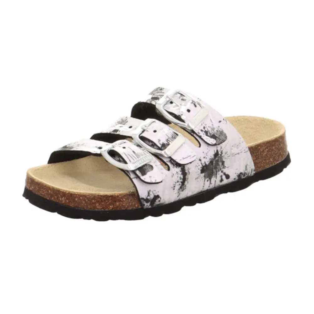 Dětské korkové pantofle Superfit FOOTBAD White/Multicolored 1-800113-0030 -