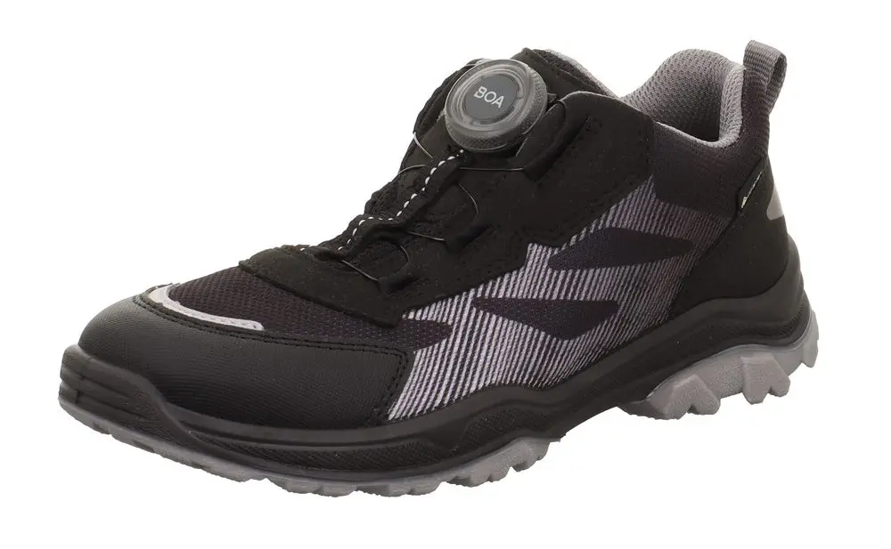 Dětské tenisky JUPITER Black/Light Gray Gore-Tex, Superfit,1-000077-0000 -