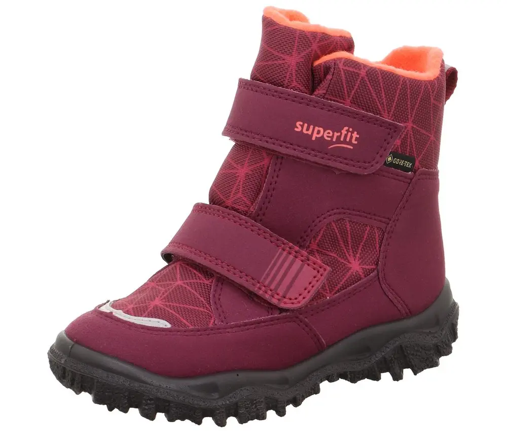 Dívčí zimní boty HUSKY Red/Orange Gore-Tex, Superfit, 1-006080-5000, červená -