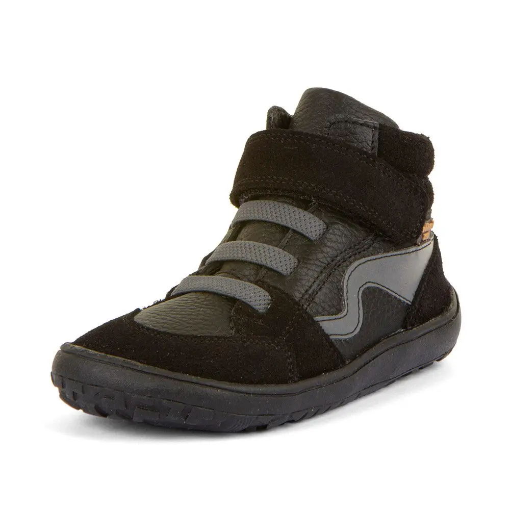 Chlapecké celoroční kotníkové barefoot boty TEX GO BLACK Froddo G3110265-15 - 26
