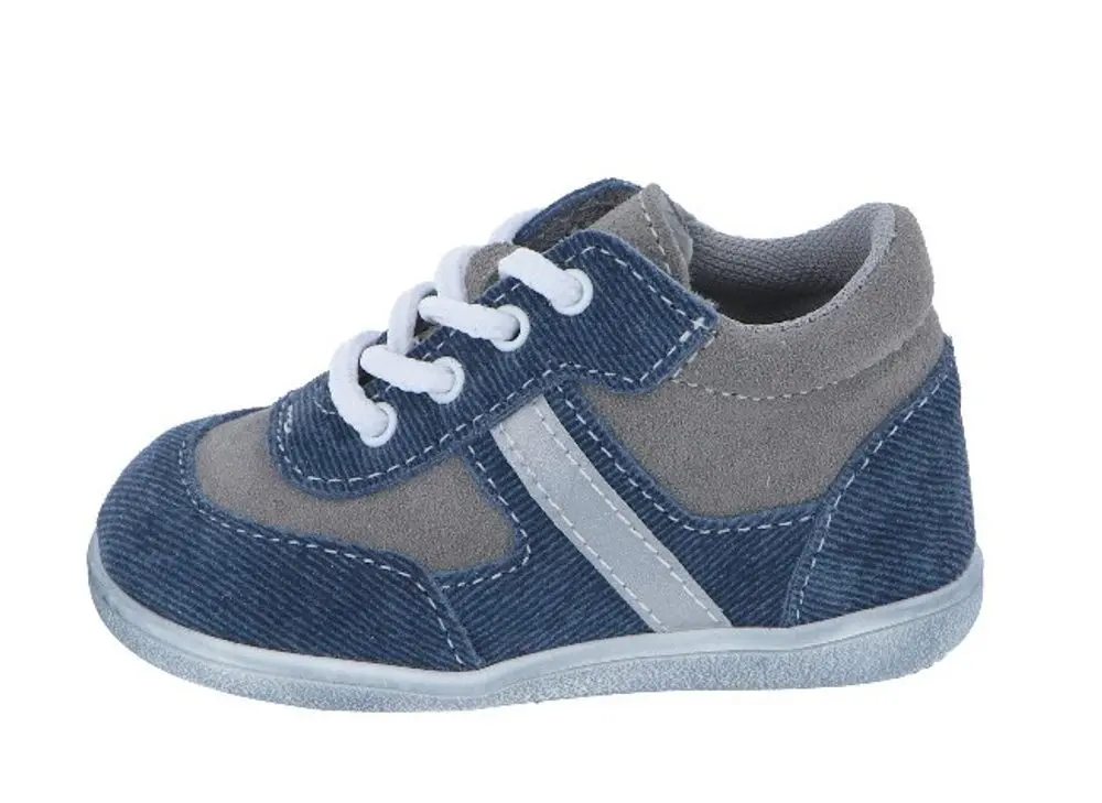 chlapecká celoroční vycházková obuv J051/S/ligth šedá/denim, Jonap, modrá -