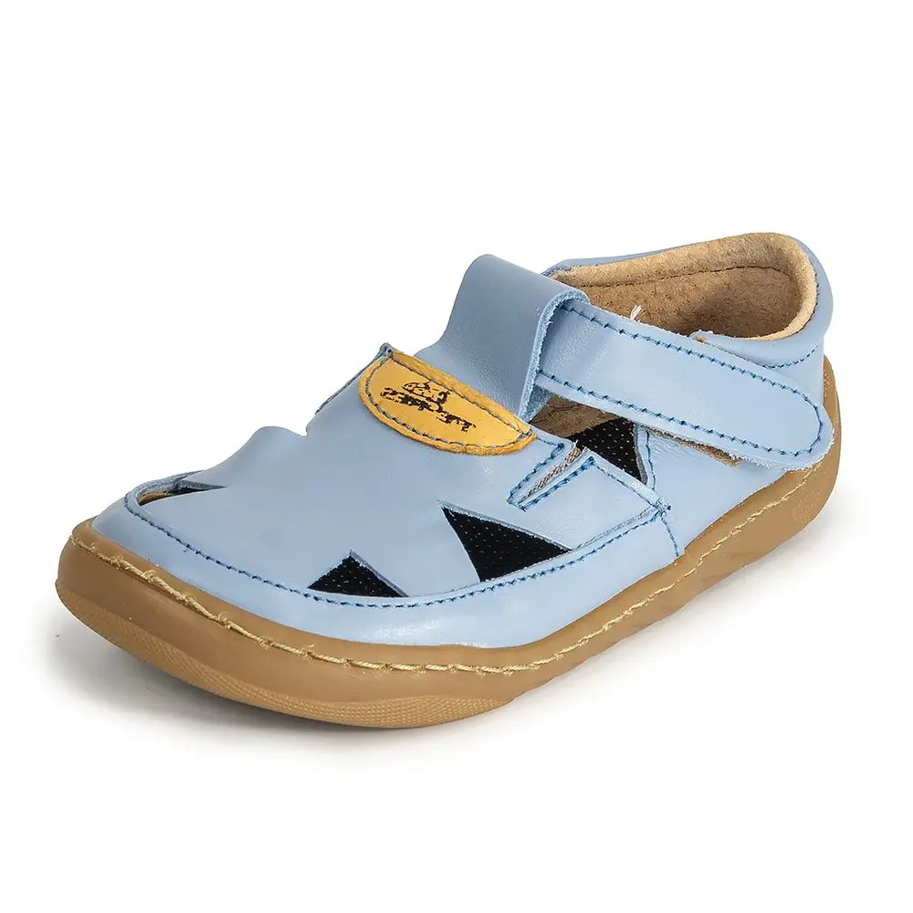 Barefoot dětské sandálky Pegres, SBF51 modrá - 34