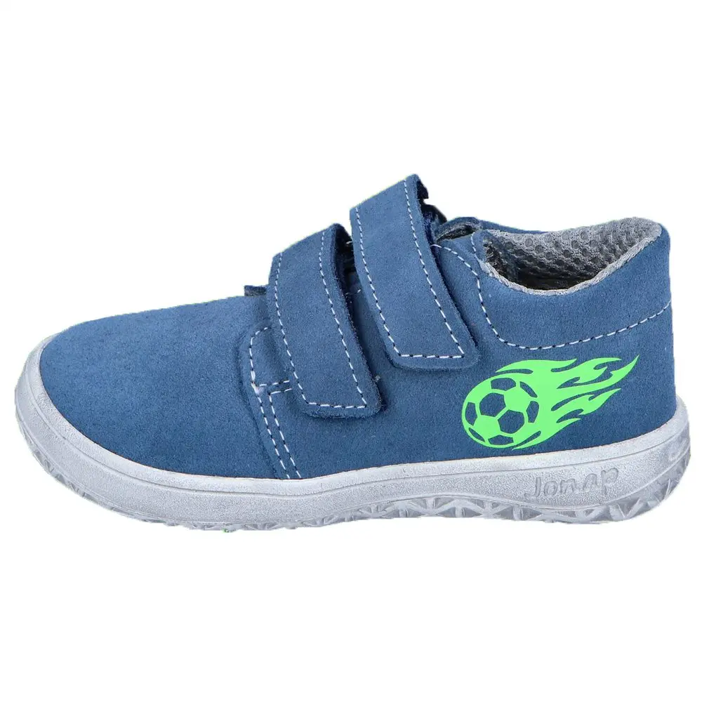 chlapecká celoroční barefoot obuv J-B1/S/V míč modrá, jonap, modrá - 22