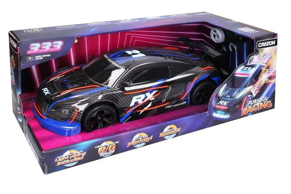 Auto Light Explosion RC na dálkové ovládání 44 cm, Wiky RC, W038110