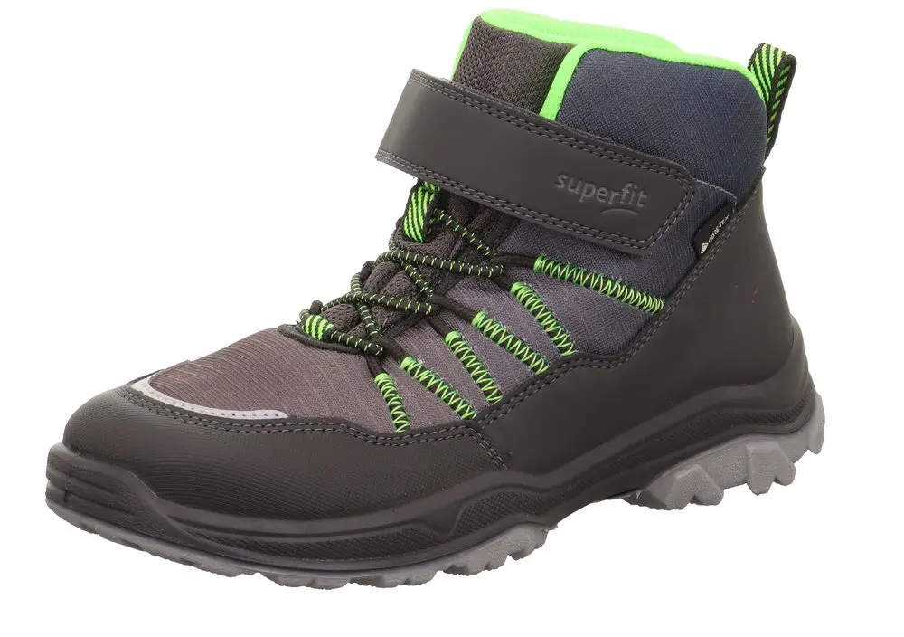 Chlapecké zimní boty JUPITER Gray/Light Green Gore-Tex, Superfit, 1-000055-2000 - 33