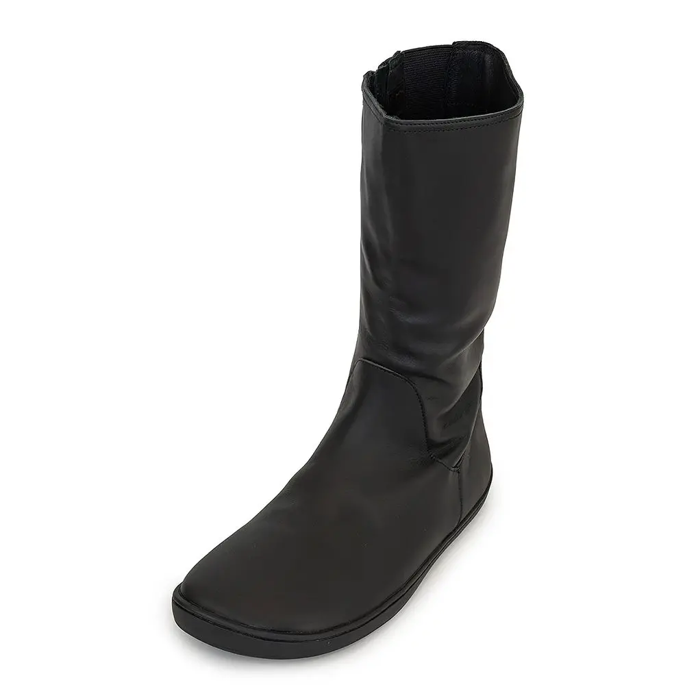 Dámské barefoot zimní boty VIOLA DARK BLACK, Protetika, tmavě černá -