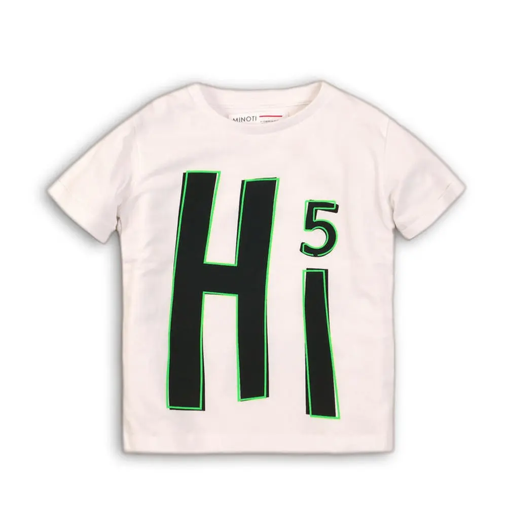 Tričko chlapecké s krátkým rukávem, Minoti, TB TSHIRT 7, bílá -