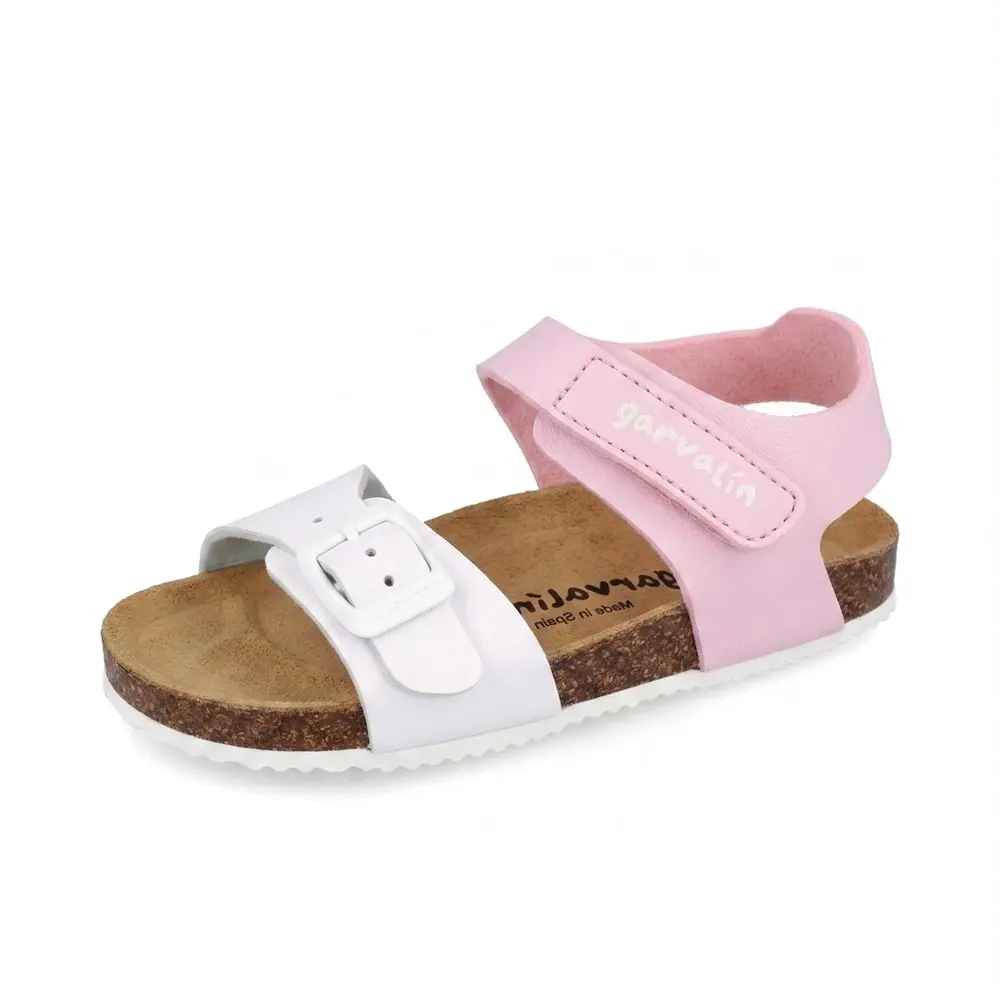 Dívčí sandály BIO BASICO BLANCO Y ROSA Biomecanics 262468-D113 -